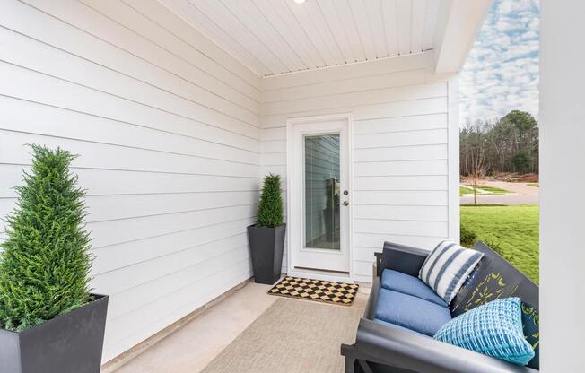 Enjoy the outdoors at Amavi Brier Creek with private patios and fenced-in yards—perfect for relaxing, entertaining, or giving pets room to roam.