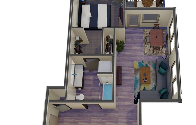 1 bed, 1 bath, 690 sqft, $1,749, Unit 233-403