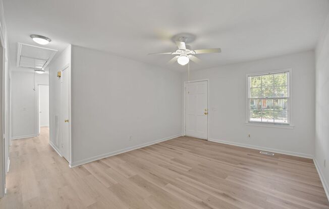 Updated Ranch in North Raleigh, New Floors and Paint, Rear Deck, Pet Friendly!