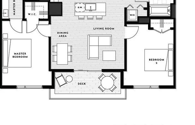2 beds, 2 baths, 962 sqft, $4,050, Unit 406