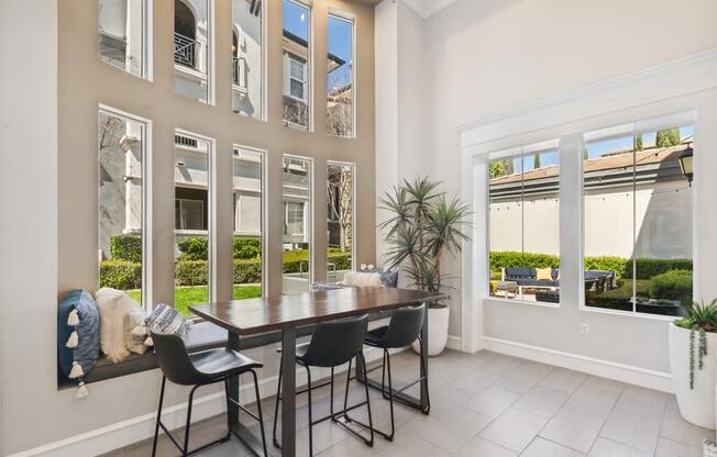 Sunlit Lounge at Victoria Arbors Apartment Homes