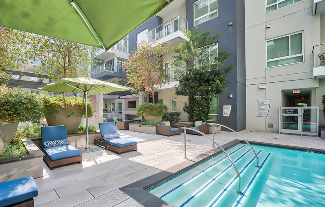 Resort-Style Pool at Olympic by Windsor, Los Angeles, 90015