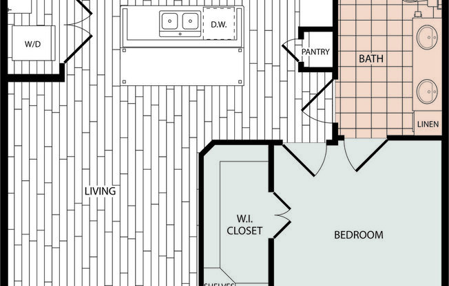 1 bed, 1 bath, 786 sqft, $1,362