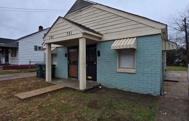 Welcome to 781 David St in Memphis, TN! 1/2 OFF 1ST MONTH'S RENT!!!