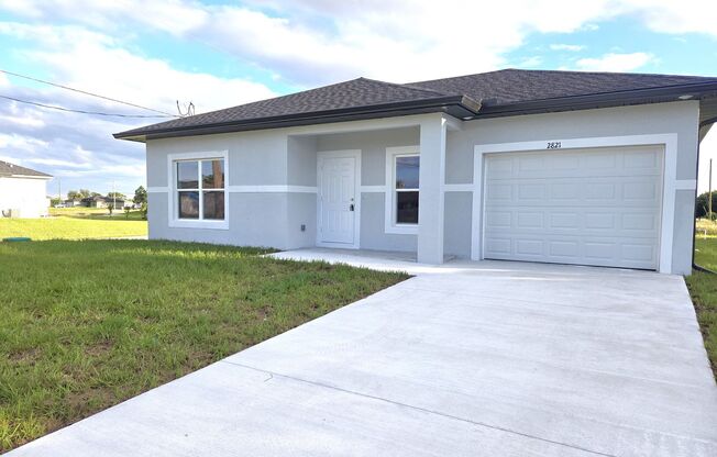 Brand-New 2/2/1 -SW Lehigh Acres-See this one TODAY!