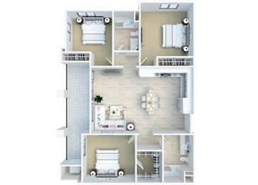 3 beds, 2 baths, 1,297 sqft, $3,286