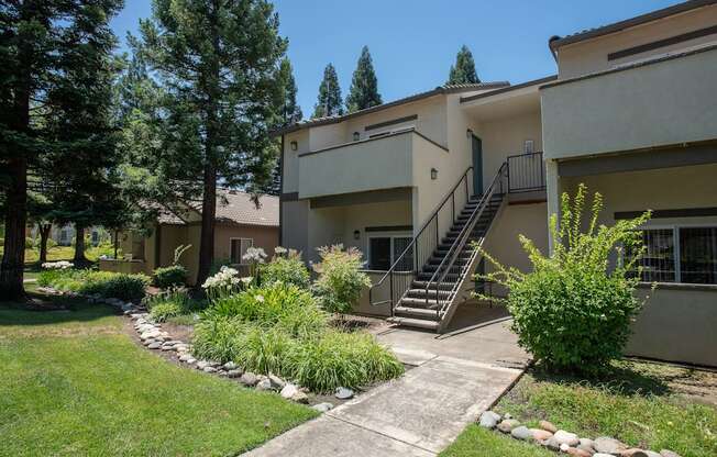 Stanford Heights building exterior right angle view