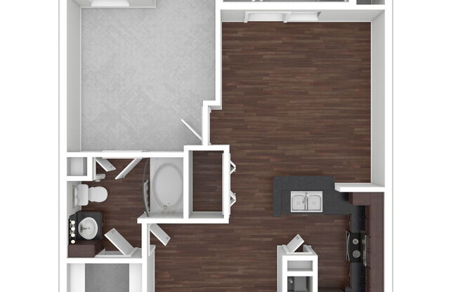 1 bed, 1 bath, 757 sqft, $1,269