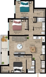3 beds, 2 baths, 1,398 sqft, $2,782