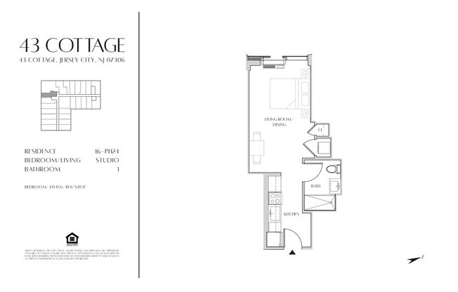 Studio, 1 bath, 388 sqft, $2,500, Unit 2824