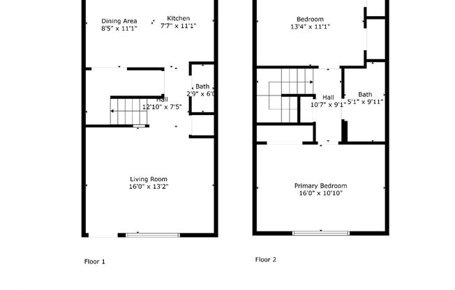 2 beds, 1.5 baths, 1,121 sqft, $1,025, Unit C