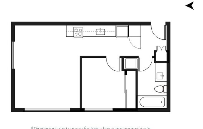 Studio, 1 bath, 360 sqft, $1,569, Unit 806