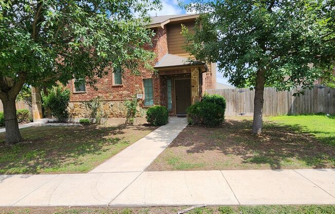 Townhome with attached double car garage
