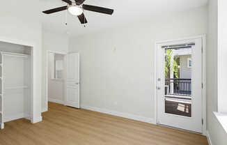 Bedroom with Hard Surface Flooring