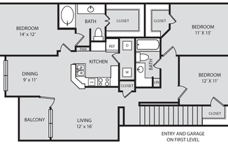 3 beds, 2 baths, 1,461 sqft, $1,691