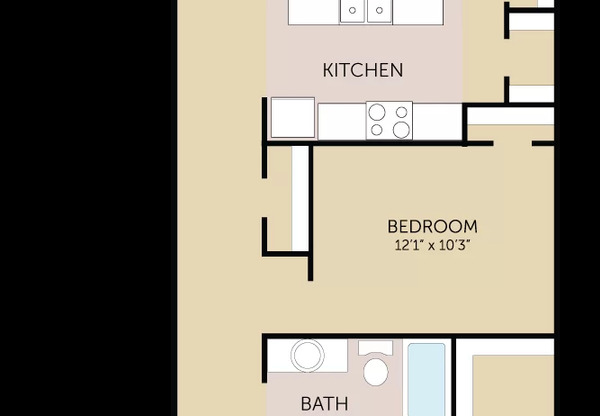 2 beds, 1 bath, 1,048 sqft, $1,250, Unit MO-204