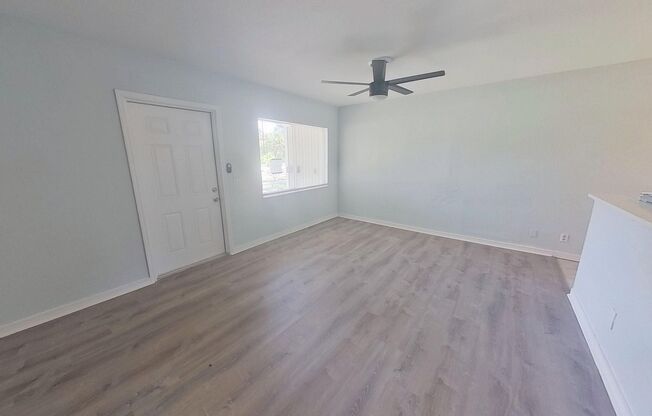 Freshly renovated 3/1