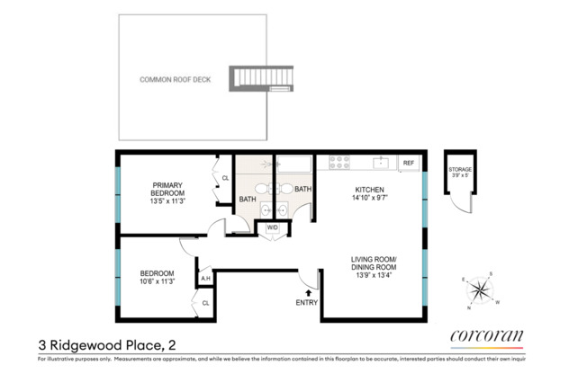 2 beds, 2 baths, 981 sqft, $3,800, Unit 2