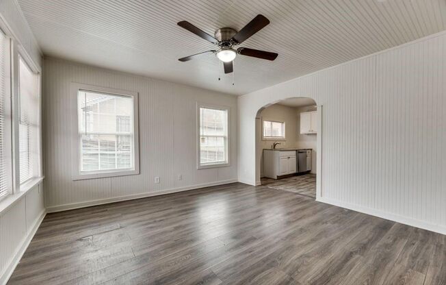 This charming two bedroom one bathroom
