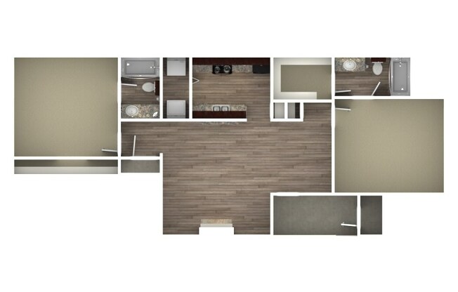 2 beds, 2 baths, 953 sqft, $1,535