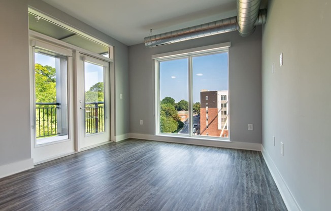 Unfurnished Living Area at Novi Flats, Concord, NC