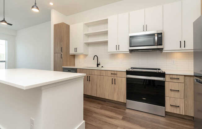 Kitchen with Stainless Steel Appliances