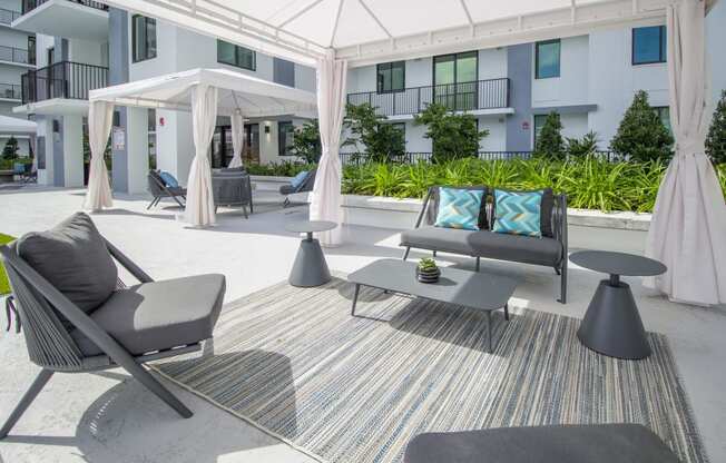 Cabanas | Twenty2 West | Luxurious Apartments in Miami, FL 