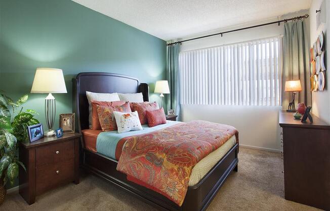 Bedroom With Plenty Of Natural Lights, at Pacific Oaks Apartments, Towbes, Goleta, CA