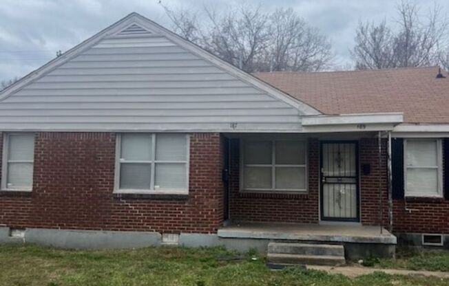 Two Bed / One Bath East Memphis Duples