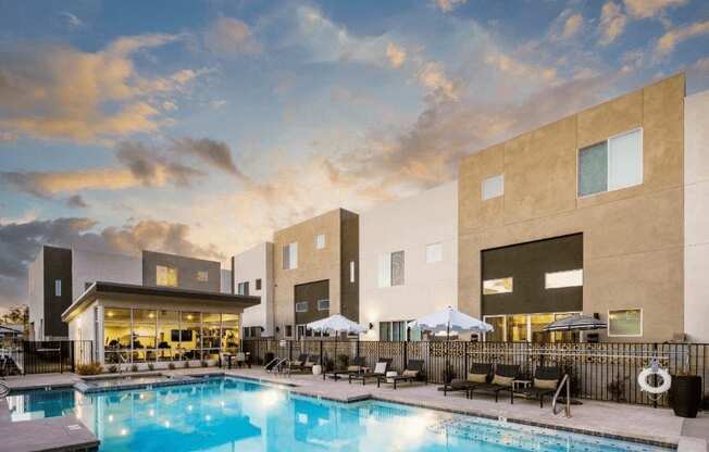 the pool at the ace hotel anaheim convention center at Novella Biltmore, Phoenix Arizona
