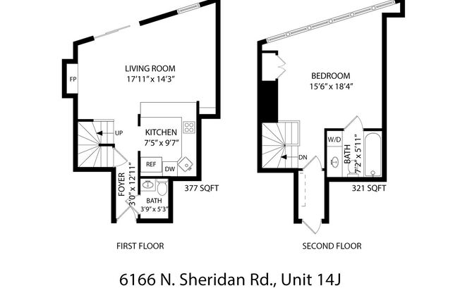 1 bed, 1.5 baths, 662 sqft, $2,495, Unit 14J
