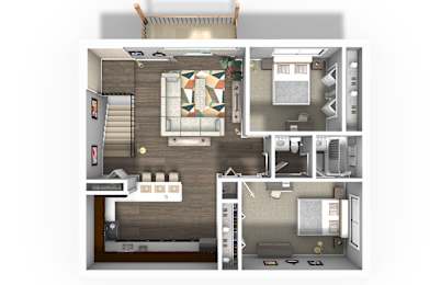 2 beds, 1 bath, 900 sqft, $2,160