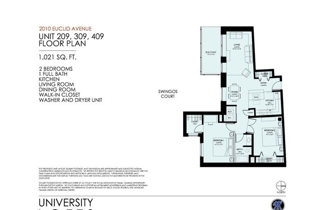 1 bed, 1 bath, 684 sqft, $1,595, Unit 409