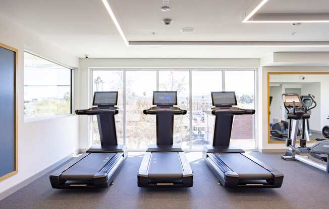 Fitness and wellness studio at The Chandler in North Hollywood