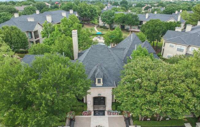 Aerial View at Prestonwood Hills, Plano, Texas