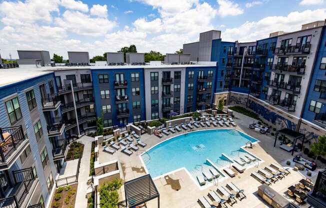 a view of the pool at residence inn downtown