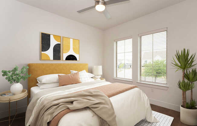 Bedroom with Hard Surface Flooring