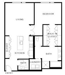 1 bed, 2 baths, 1,205 sqft, $3,723