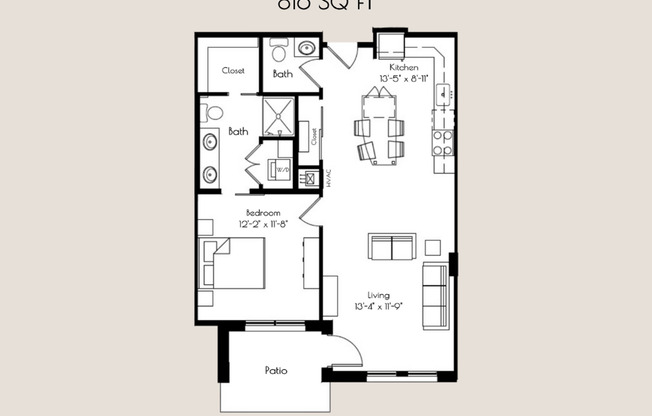 1 bed, 1.5 baths, 816 sqft, $1,850, Unit 8310 Globe Drive - 114