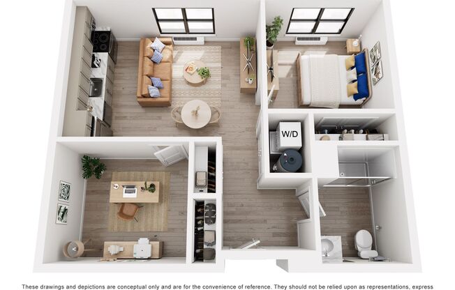 1 bed, 1 bath, 711 sqft, $2,675, Unit 327A