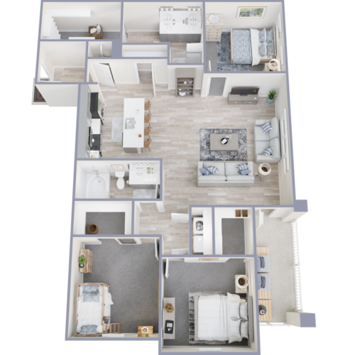 3 beds, 2 baths, 1,530 sqft, $2,500