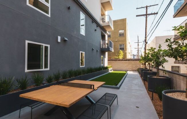 Outdoor Ping Pong Table at Fedora Bliss LLC, California, 91367