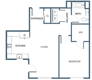 1 bed, 1 bath, 749 sqft, $2,277