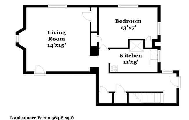 3 beds, 1 bath, 1,053 sqft, $3,759, Unit 1328-6