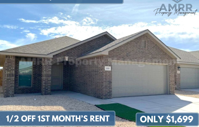 3 Bedroom Home Available In Northwest Lubbock!