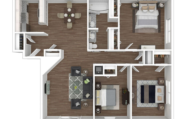 3 beds, 2 baths, 1,037 sqft, $1,725