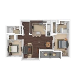 2 beds, 2 baths, 1,236 sqft, $2,123