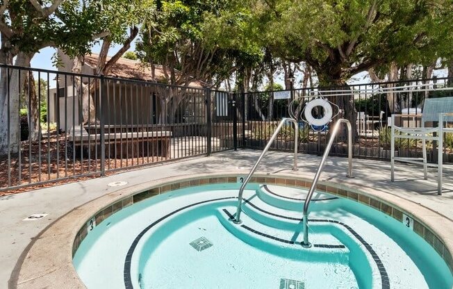 Outdoor hot-tub spa