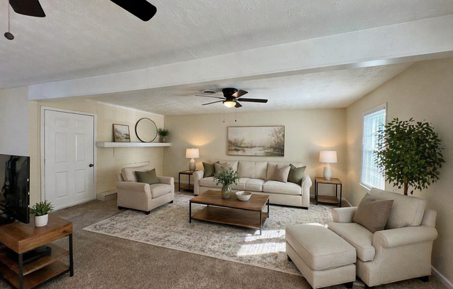 3 Bedroom 2 Bath (w/ Bonus Room) & Spacious Living Area