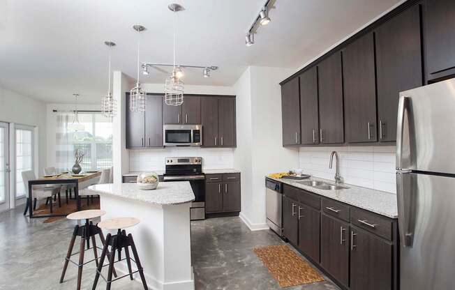 Kitchen area at Robley Place, Louisiana
